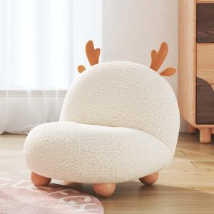 JASIWAY Little Deer Kids Lazy Sofa Sofa Stool Chair