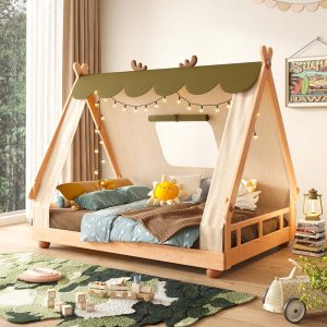JASIWAY Children's Bed Creative Treehouse Design