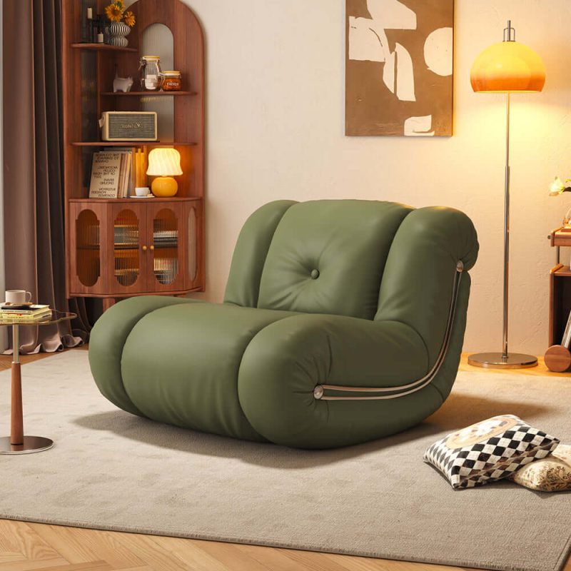 JASIWAY Rocking Sofa Leisure Chair Recliner Single Sofa with Comfortable Backrest