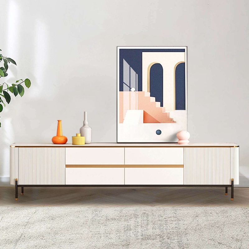 JASIWAY High Quality Sintered Stone Modern TV Stand