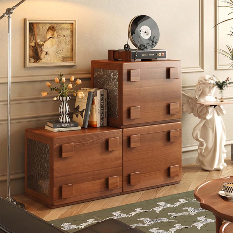 JASIWAY Vintage Cabinet Modular Combination Storage Cabinet