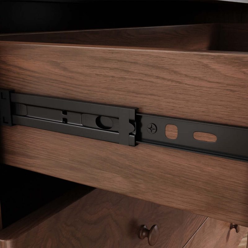 JASIWAY Modern Floor-to-Ceiling Bookshelf with Doors - Modular Storage Cabinet