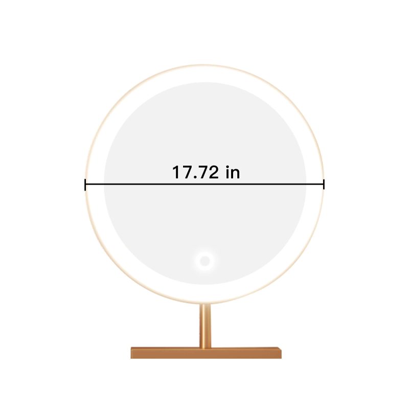 JASIWAY Round LED Light Makeup Mirror