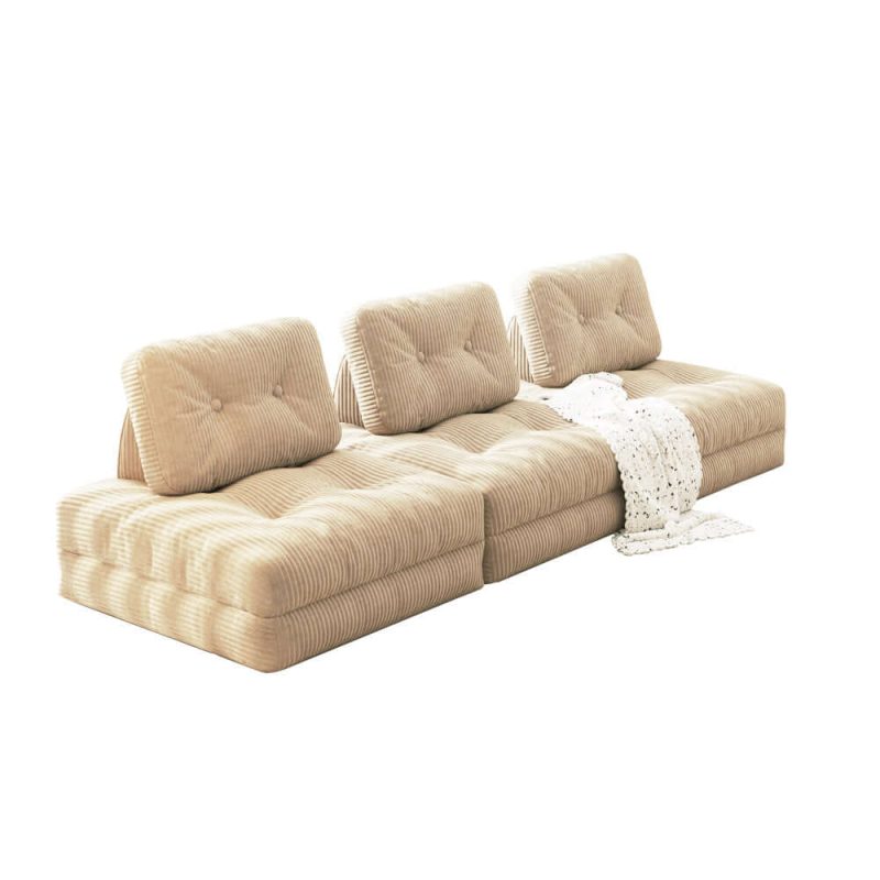JASIWAY Individual Convertable Floor Couch Living Room Modular Sofa