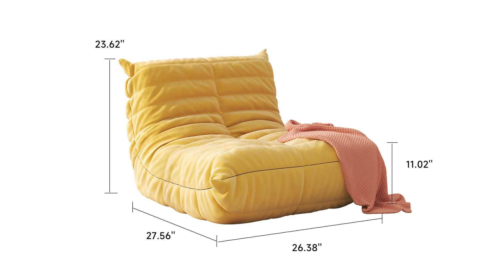Dimension of Caterpillar Kids Sofa