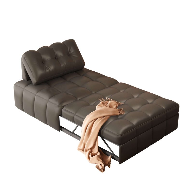 JASIWAY Modern Convertible Sofa Bed Easily Switch Between Couch and Bed