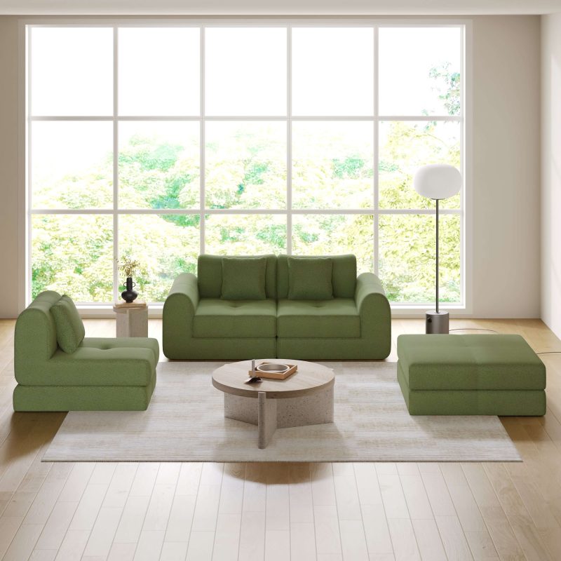 JASIWAY Convertible Modular Sofa Bed Floor Combine Freely