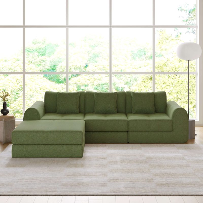 JASIWAY Convertible Modular Sofa Bed Floor Combine Freely