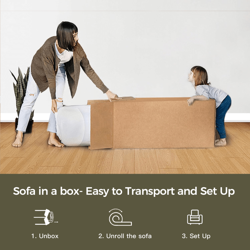 JASIWAY Convertible Modular Sofa Bed Floor Combine Freely