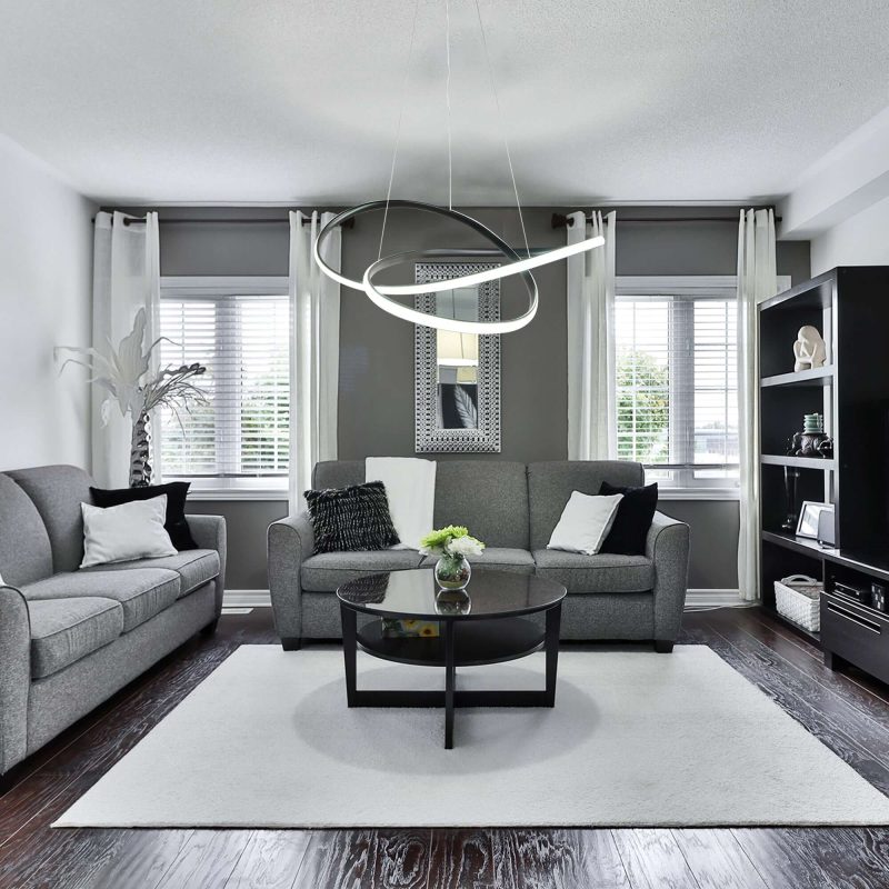 JASIWAY Unique LED Dimmable Chandelier with Remote Control