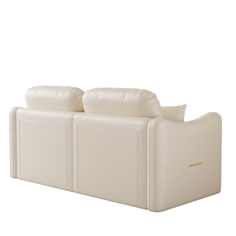 JASIWAY 62.2”Modern Living Room Beige Sofa