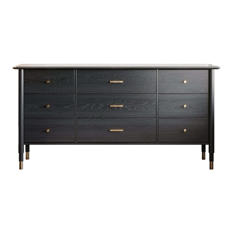 JASIWAY 63in Wide 9 Drawer Sideboard Kitchen Furniture Storage Cabinets