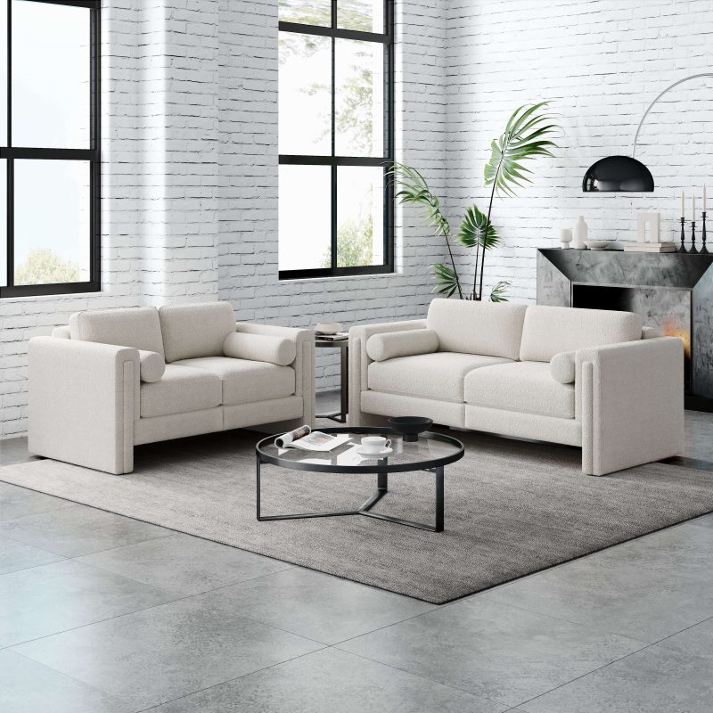 JASIWAY Modern Modular Sectional Sofa with Two Fabric Options