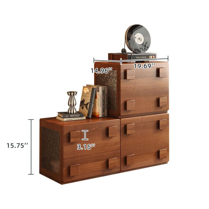 JASIWAY Vintage Cabinet Modular Combination Storage Cabinet