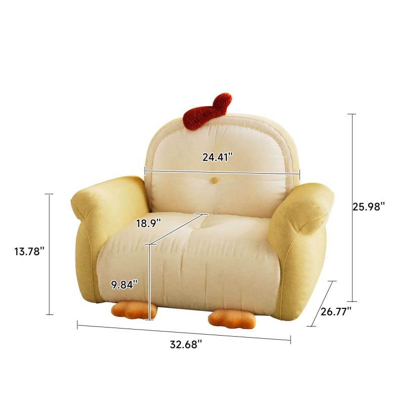 JASIWAY Little Chick Cartoon Kids Sofa