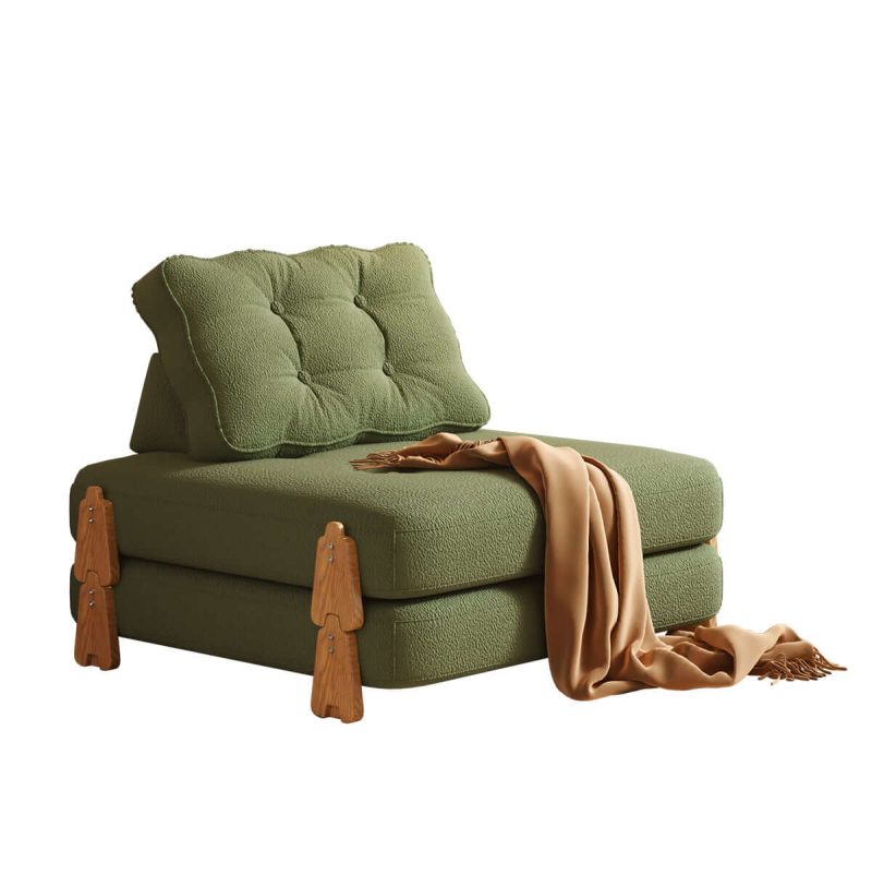 JASIWAY Floor Folding Modular Sofa Bed - Convertible & Comfortable for Sitting or Sleeping