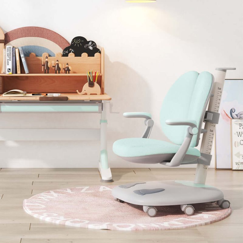 JASIWAY Children's Learning Chair Adjustable Height with Backrest