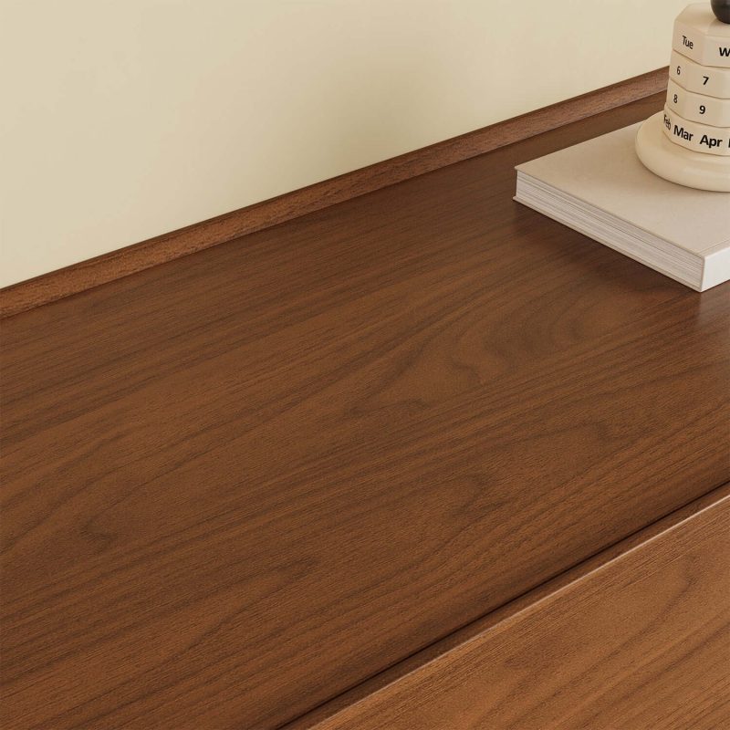 JASIWAY Wooden Retro Accent Cabinet with Drawers