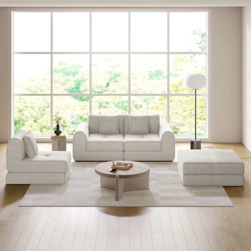 JASIWAY Convertible Modular Sofa Bed Floor Combine Freely