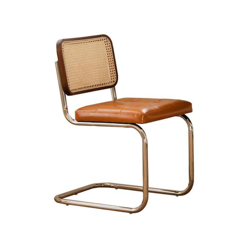 JASIWAY Boxwood Solid Wood Chair (Set of 2) with Cane Weaving