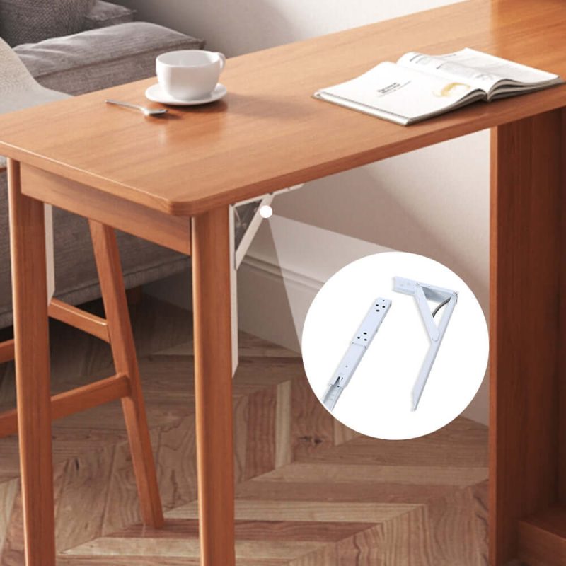 JASIWAY Folding Bar Table Dining Table Combo Bar and Wine Cabinet