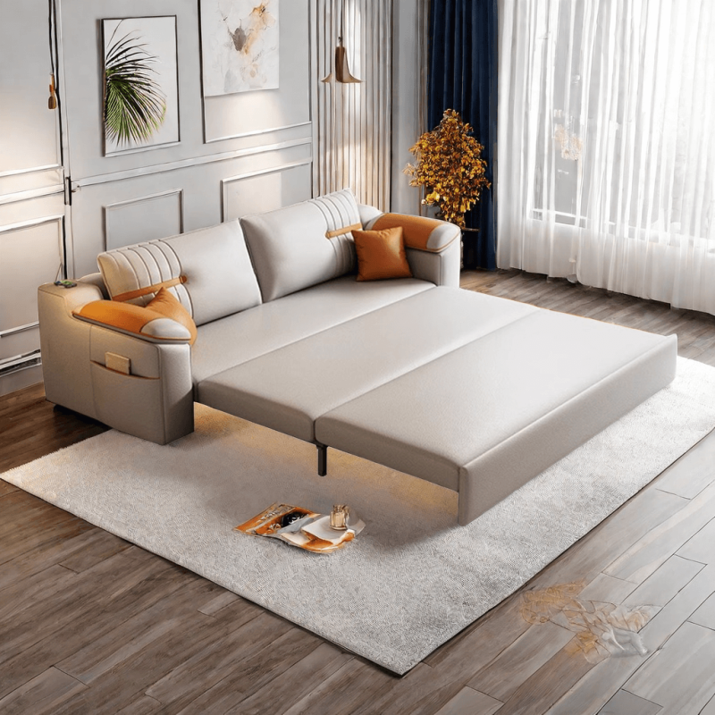 JASIWAY Convertible Sleeper Sofa Bed with Storage