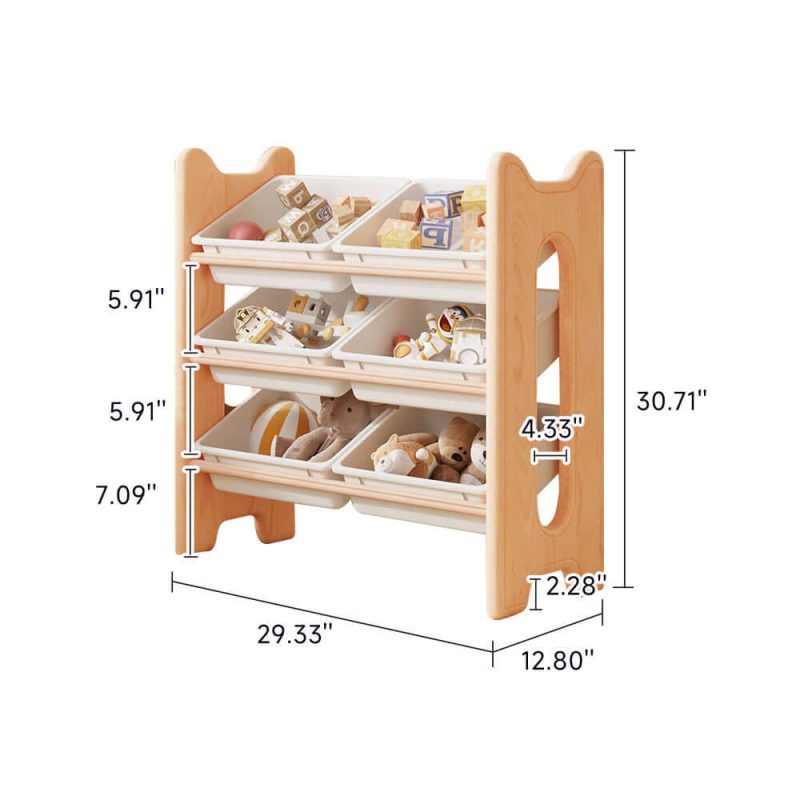 JASIWAY Children's Toy Storage Rack