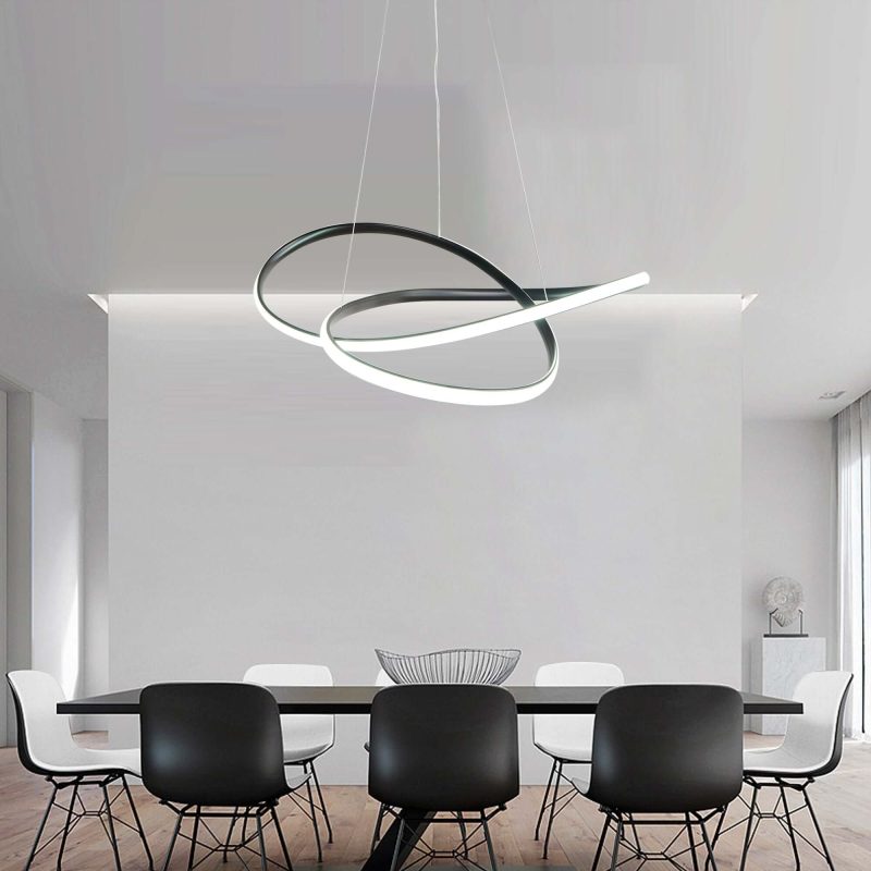 JASIWAY Unique LED Dimmable Chandelier with Remote Control