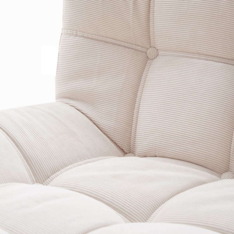 JASIWAY Bean Bag Tufted Corduroy Upholstered Lazy Sofa Chair