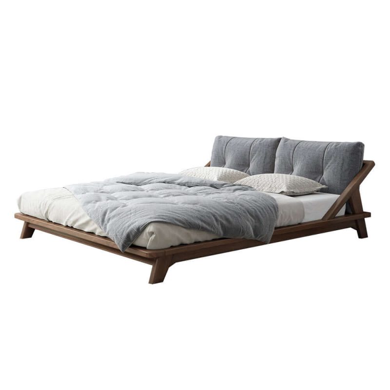 JASIWAY Solid Wood Bed Tatami Double Bed
