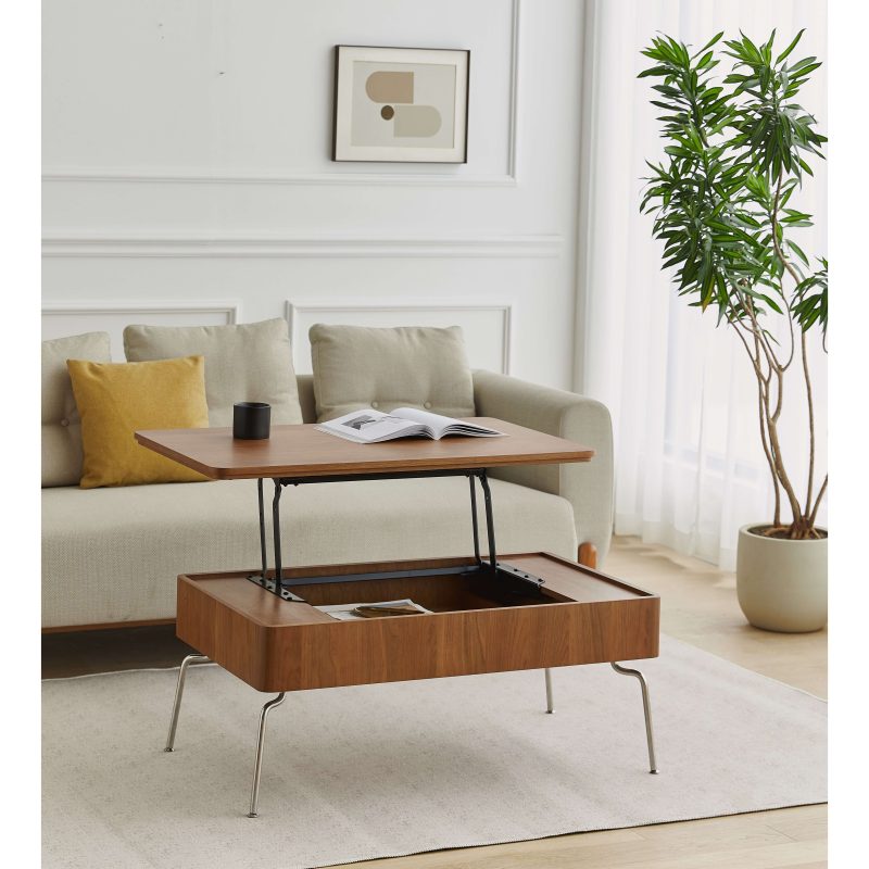 JASIWAY Modern Lift Top Coffee Table with Storage
