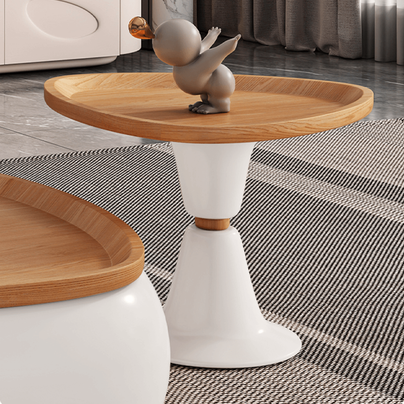JASIWAY Triangular coffee table & side table set