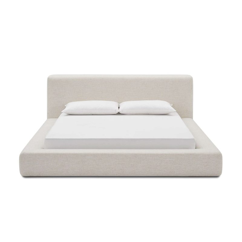 JASIWAY Modern Upholstered Bed Available in Queen & King Sizes