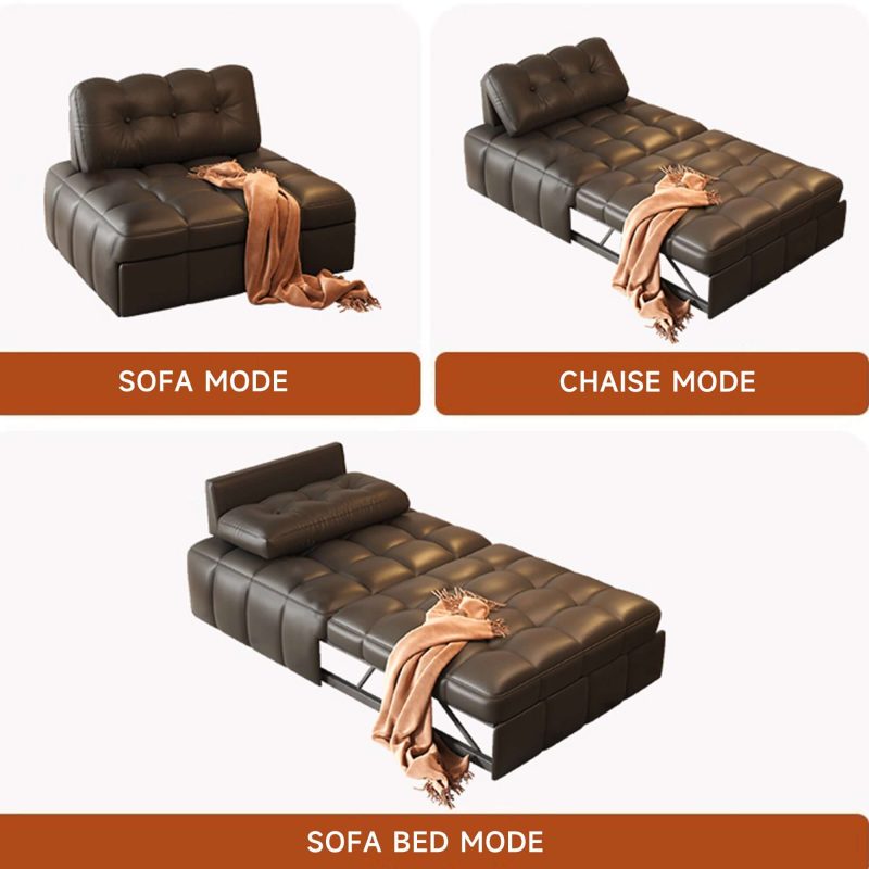 JASIWAY Modern Convertible Sofa Bed Easily Switch Between Couch and Bed