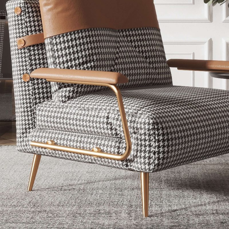 JASIWAY 33.5" Convertible Sofa Upholstered Fabric Modern Style Sofa Bed