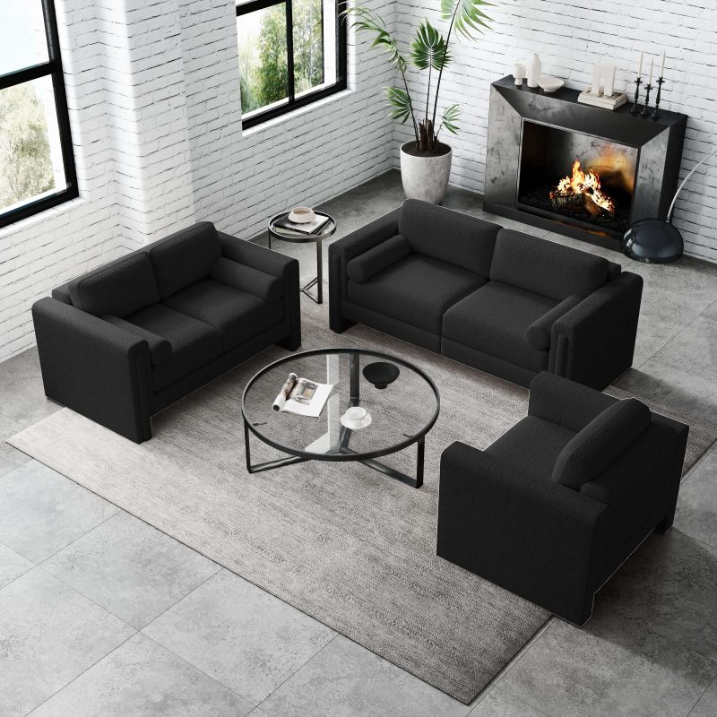 JASIWAY Modern Modular Sectional Sofa with Two Fabric Options