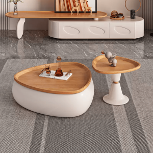 JASIWAY Triangular coffee table & side table set