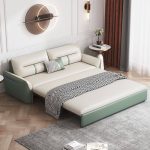 JASIWAY 71.7"  Folding Leisure Sofa Bed with Storage Pocket