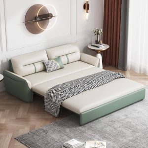 JASIWAY 71.7"  Folding Leisure Sofa Bed with Storage Pocket