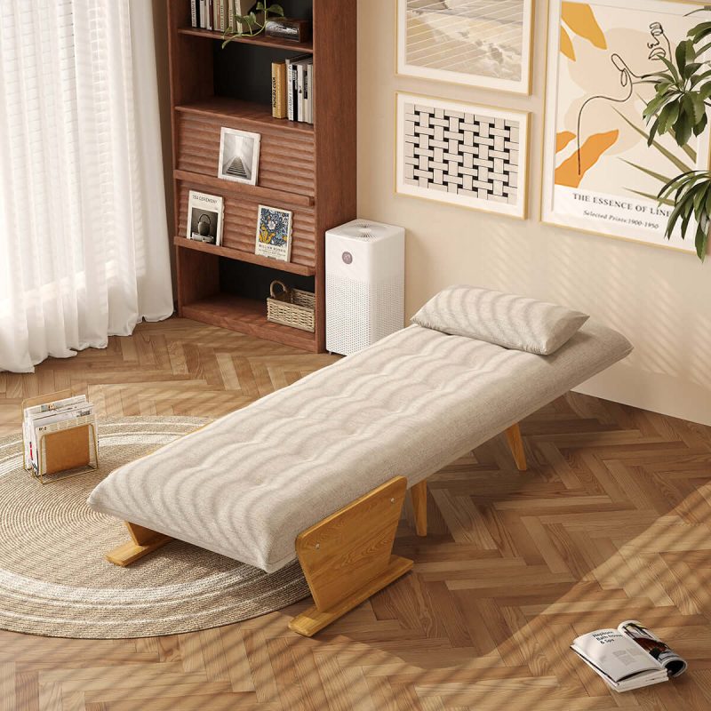 Hausfurn 3-in-1 Folding Sofa Chair Bed with Armrests – 3 Sizes Available