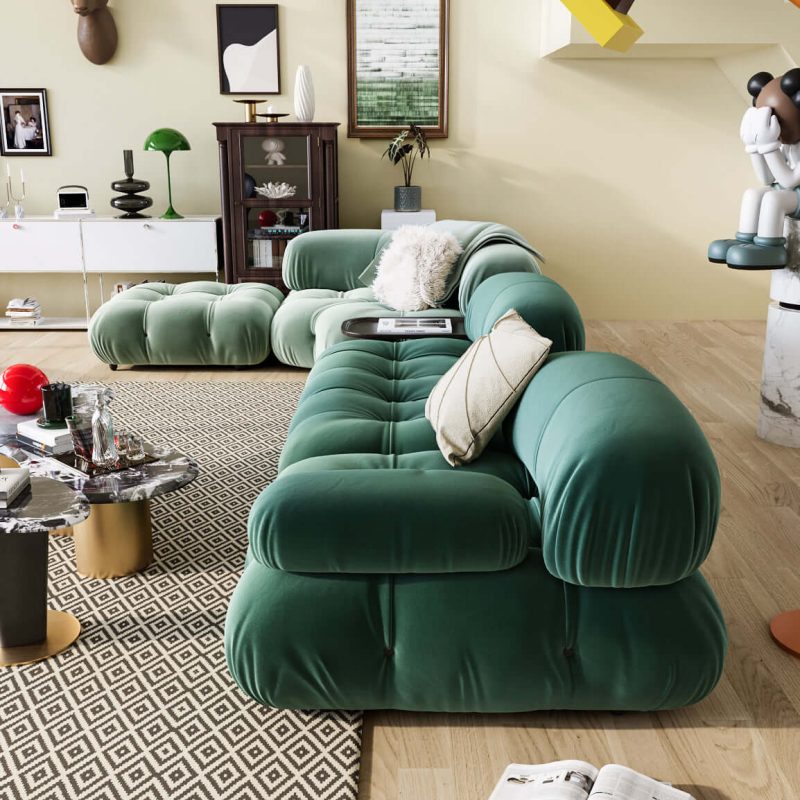 RINGCHEN Luxury Modern Modular Sectional Sofa with Custom Fabric Options–Lead Time within 30 Days