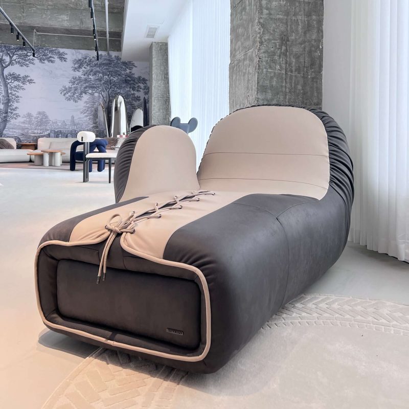 RINGCHEN Special-Shaped Lazy Sofa Chair Gym Boxing Gloves Chaise Longue–Lead Time within 60 Days