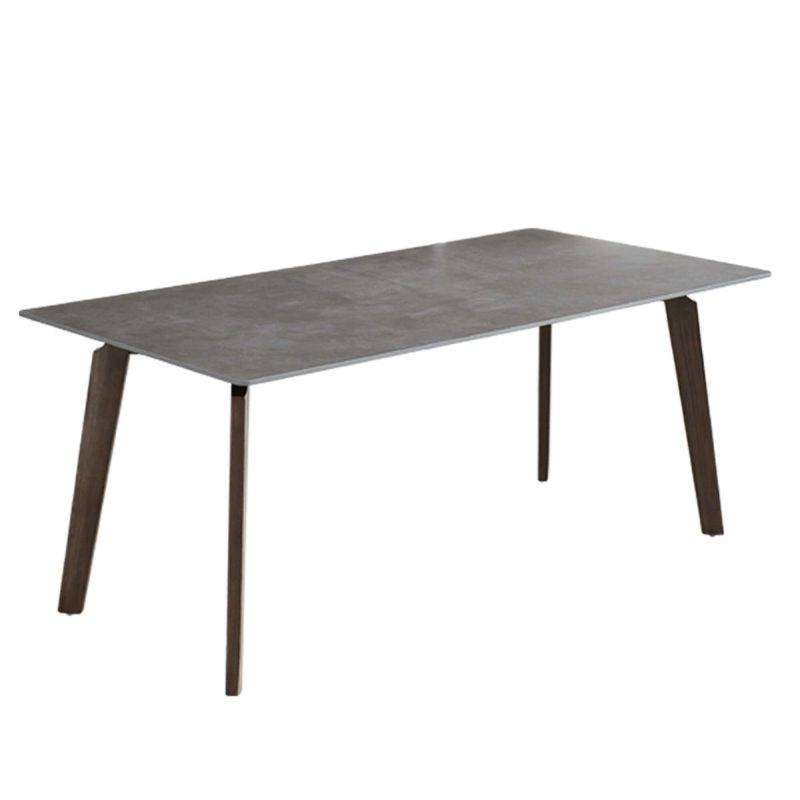 Hausfurn 63" Minimalist Luxury Rectangular Dining Table for 6 Person