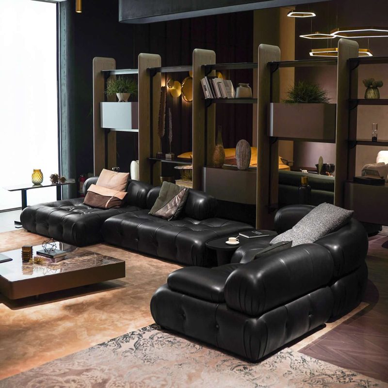 RINGCHEN Luxury Modern Modular Sectional Sofa with Custom Fabric Options–Lead Time within 30 Days