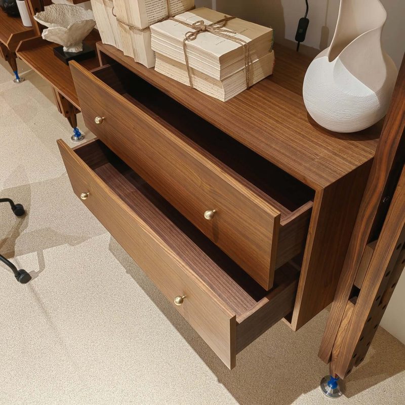 Hausfurn Mid-Century Modern Floor-to-ceiling Bookcase– Lead Time within 45 Days