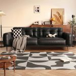 Hausfurn French Vintage Leather Sofa Luxurious Comfort