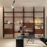 Hausfurn Mid-Century Modern Floor-to-ceiling Bookcase– Lead Time within 45 Days